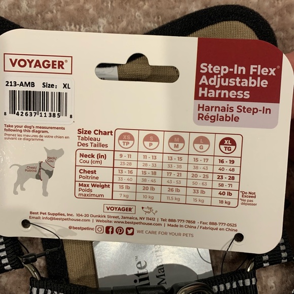 VOYAGER-STEP-IN FLEX DOG HARNESS. XL. NWT - Picture 3 of 9